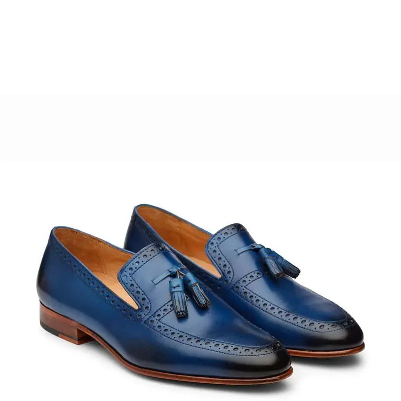 Handmade Leather Formal Tassel Loafers
