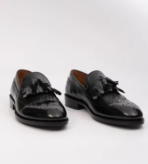 Handwelted Michigan Full Grain Brogue Tassel Loafer