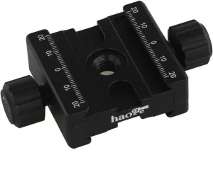 Haoge CP-50BII 50mm Subtend Double Dual Quick Release Clamp for Arca Swiss RRS Benro Rail Plate Nodal Slide