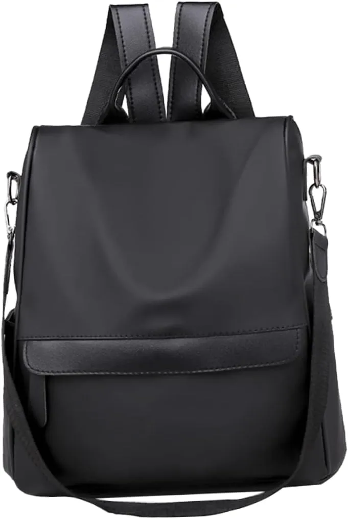 Hemoton Stylish Oxford Cloth Backpack for Women and Students Multifunctional Design Classic Black and Practical Everyday Use