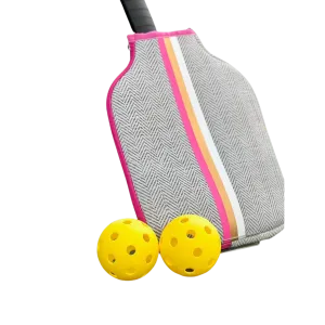 Herringbone Pickleball Paddle Cover by Taylor Gray