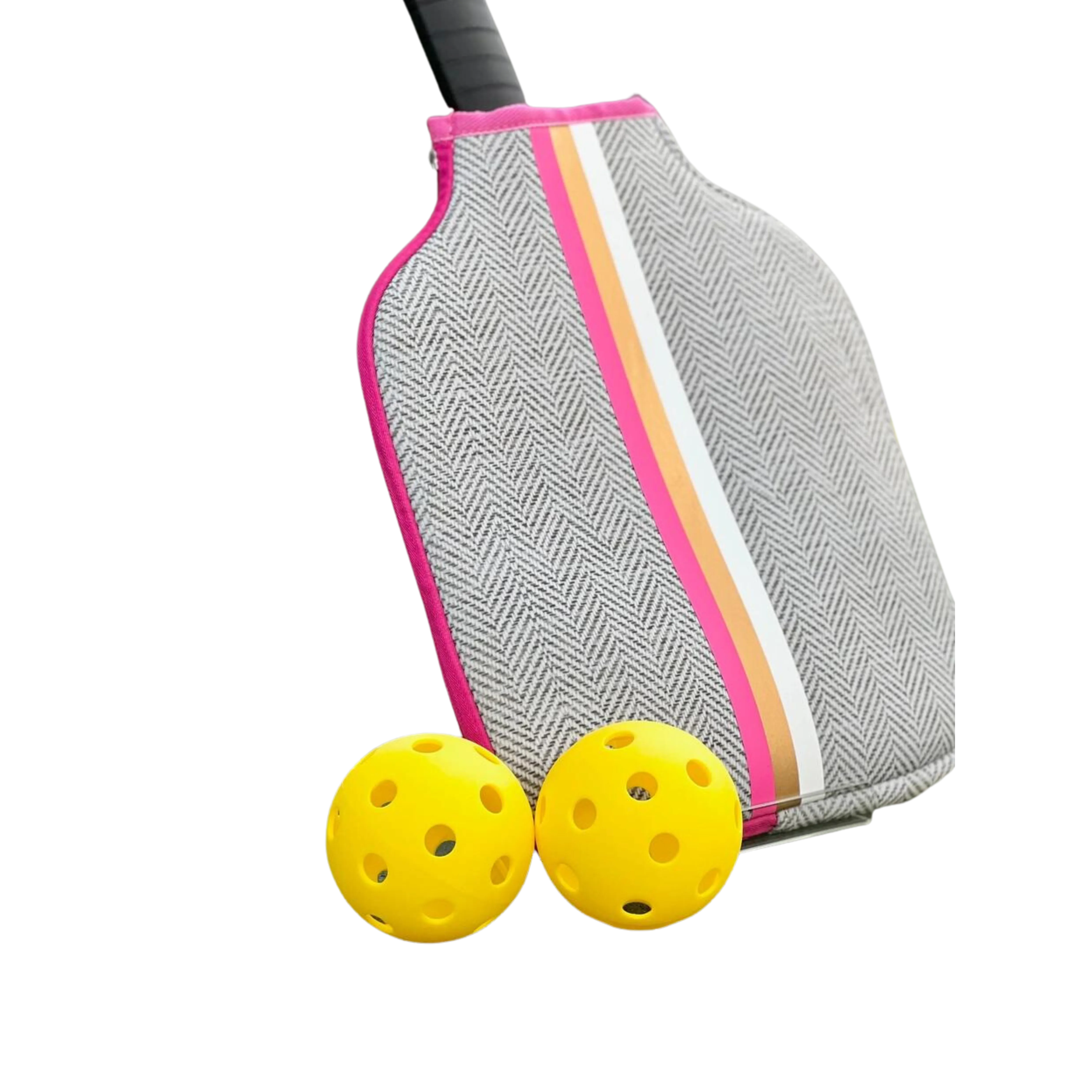 Herringbone Pickleball Paddle Cover by Taylor Gray