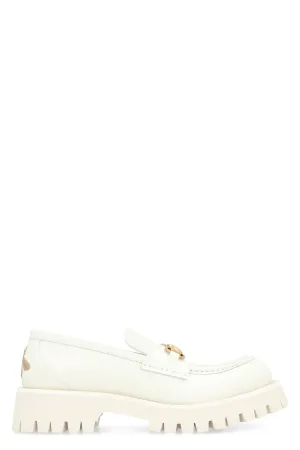 Horsebit leather loafers