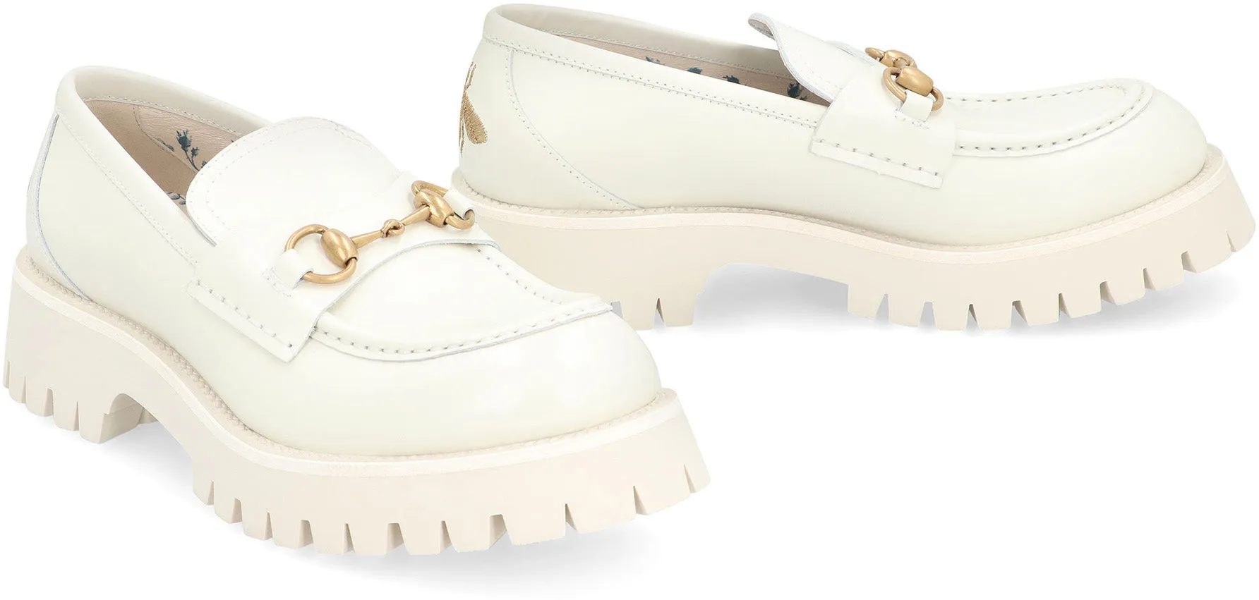 Horsebit leather loafers