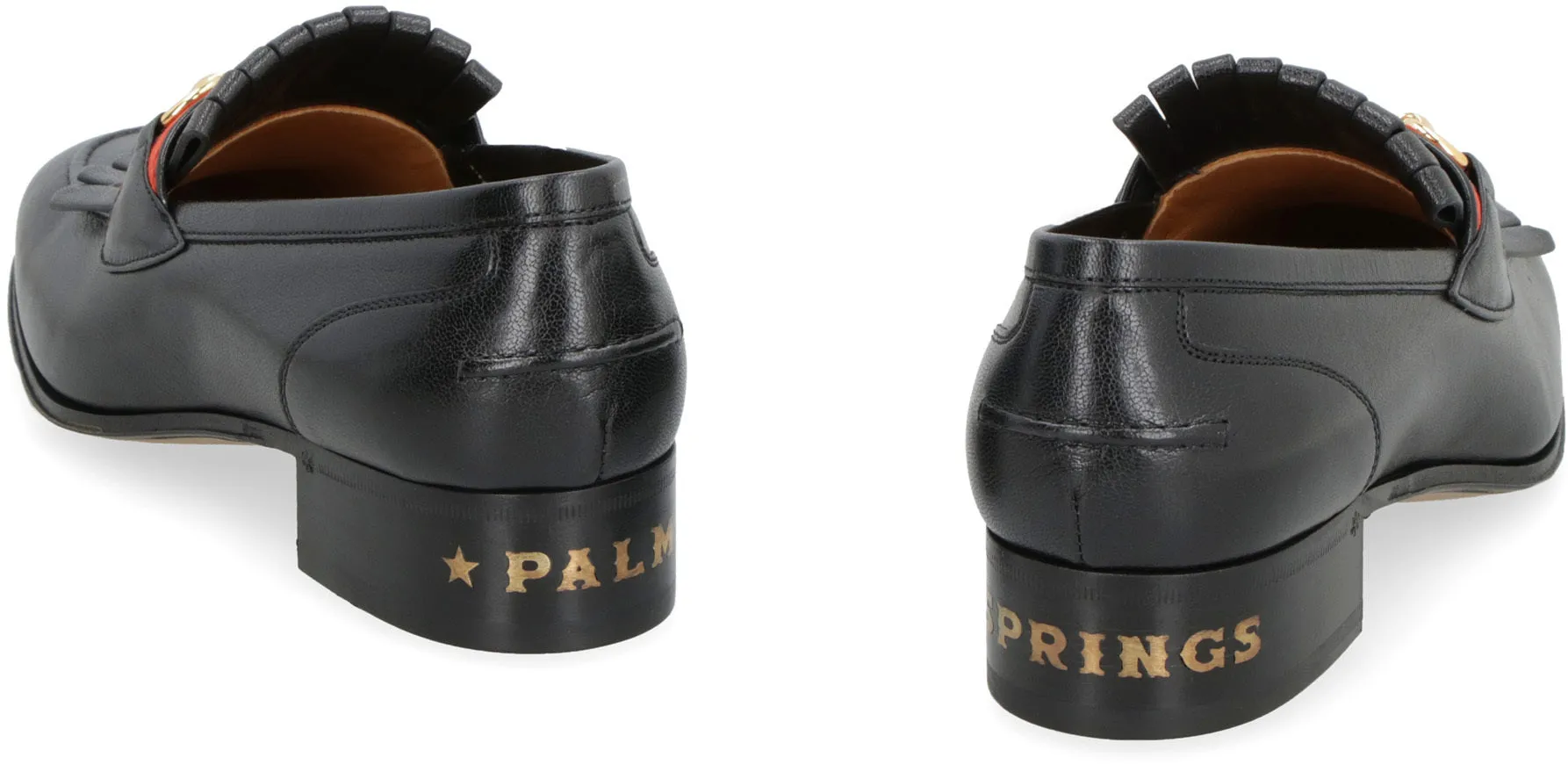 Horsebit leather loafers