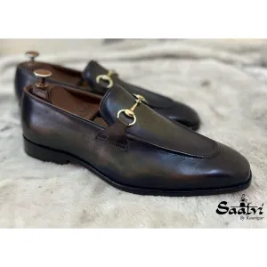 Horsebit Loafers T Hand Patina Olive
