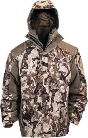 HOT SHOT Men’s 3-in-1 Insulated Camo Hunting Parka, Waterproof Jacket, Versatile Camouflage Hunting Clothes for Men