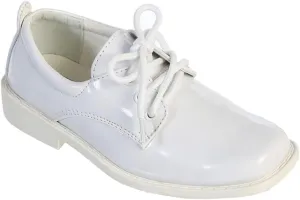 iGirlDress Boys Patent Matte Dress Oxford Special Occasion Christening First Communion Wedding Formal Shoes