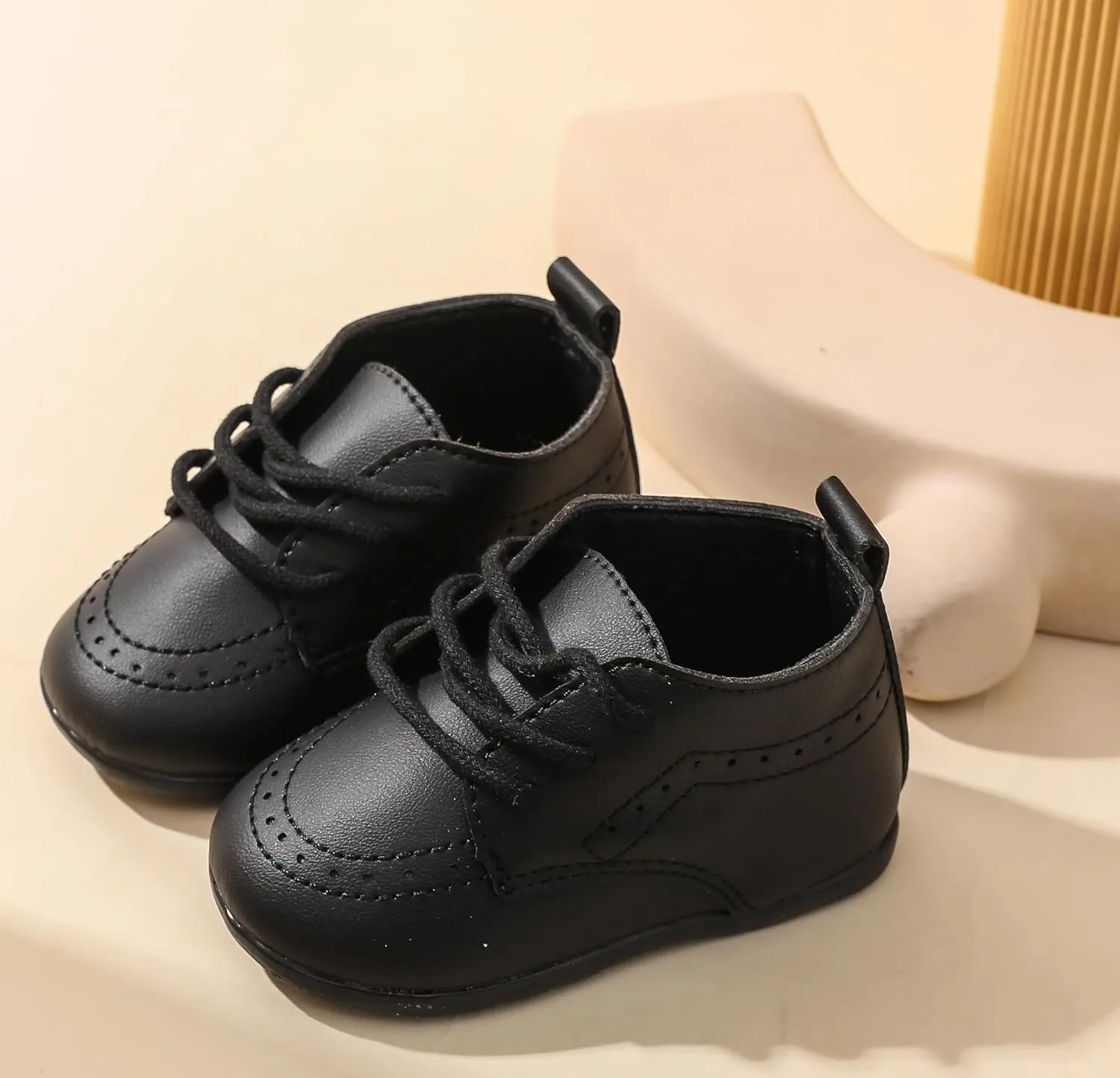 Infant Baby Boys Girls Leather Loafers Comfort Oxford Dress Wedding Shoes First Walker Outdoor Shoes Crib Shoes