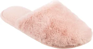 isotoner Womens Faux Fur Laurel Clog Slippers