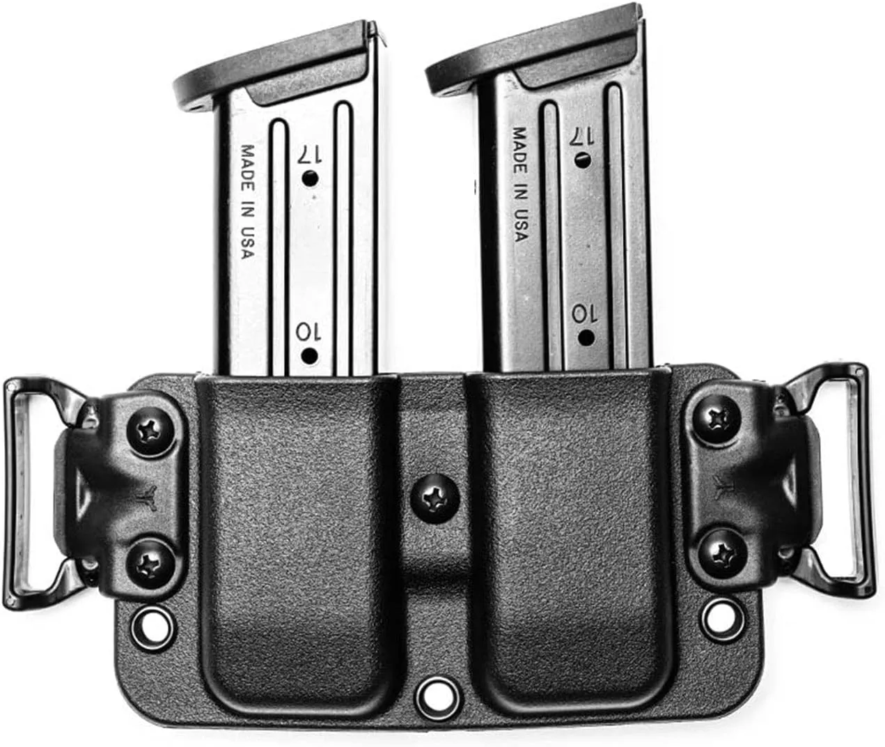 IWB & OWB Double Mag Pouch for S&W M&P Shield in 9mm or .40 S&W - USA Made - Total Eclipse 2.0 Double Mag Pouch by Blade-Tech Holsters