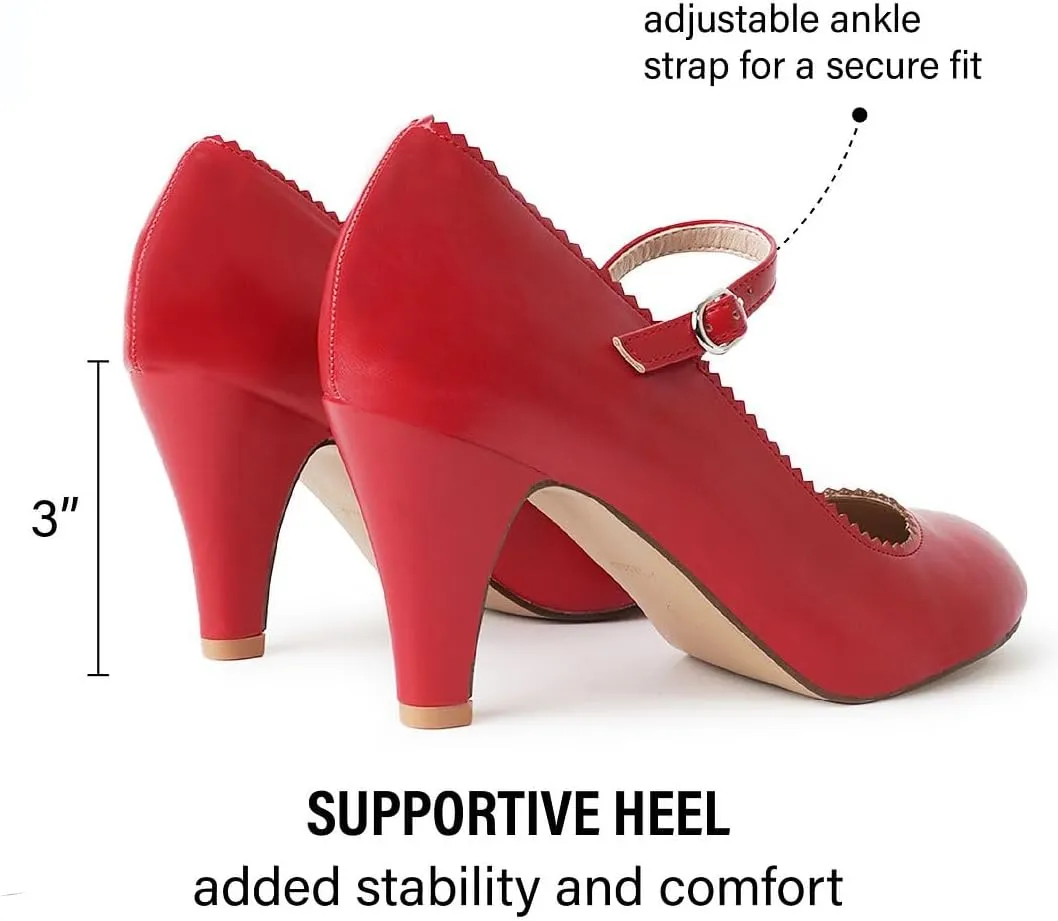 J. Adams Honey Mary Jane Women's Oxford Pumps