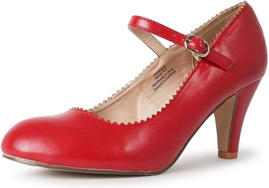 J. Adams Honey Mary Jane Women's Oxford Pumps