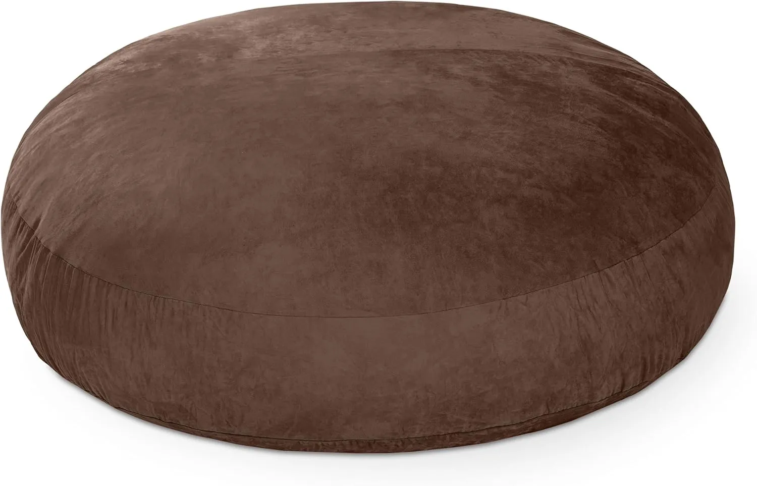 Jaxx 6 Foot Cocoon - Large Bean Bag Chair for Adults, Microsuede Chocolate