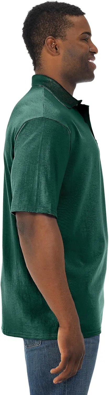 Jerzees Men's SpotShield Short Sleeve Preshrunk Polo Shirt