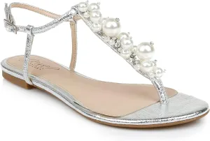 Jewel Badgley Mischka Larissa Flat Sandal
