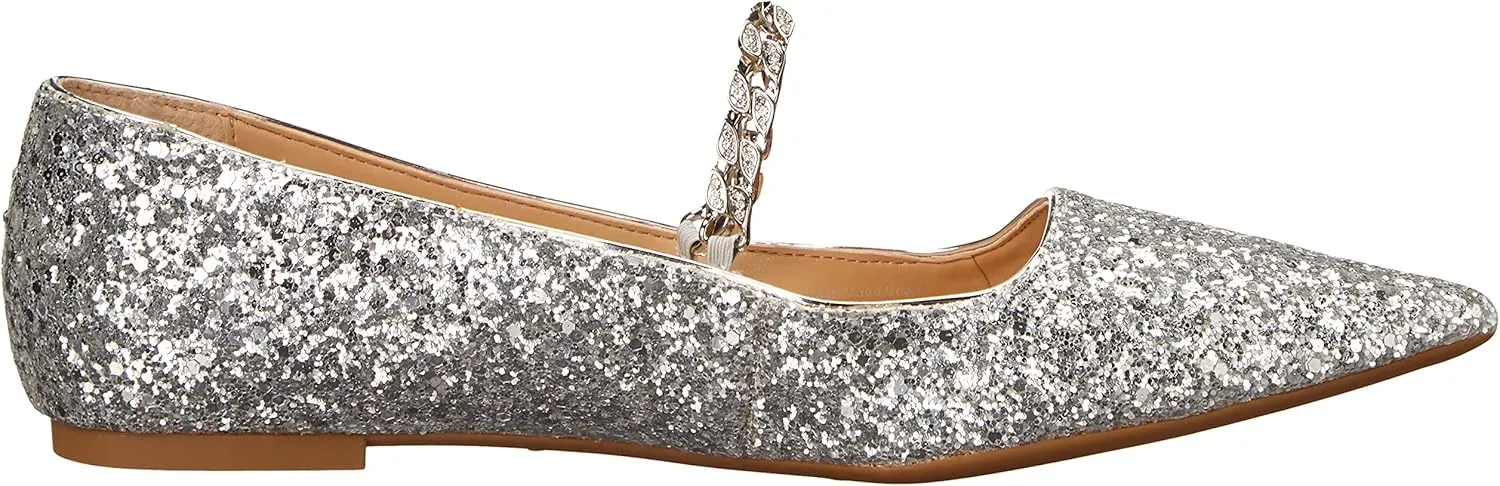 Jewel Badgley Mischka Women's Jaclyn Mary Jane Flat
