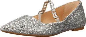 Jewel Badgley Mischka Women's Jaclyn Mary Jane Flat