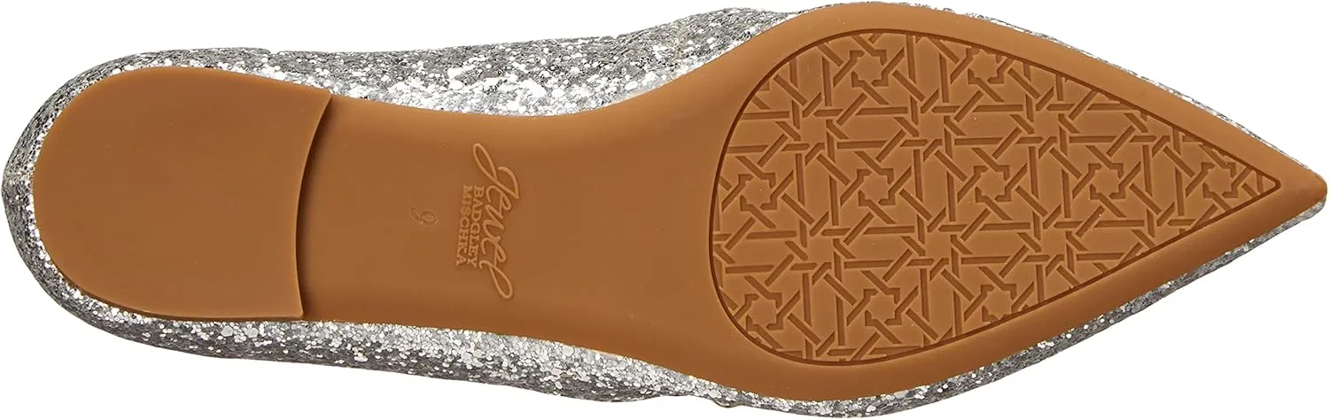 Jewel Badgley Mischka Women's Jaclyn Mary Jane Flat
