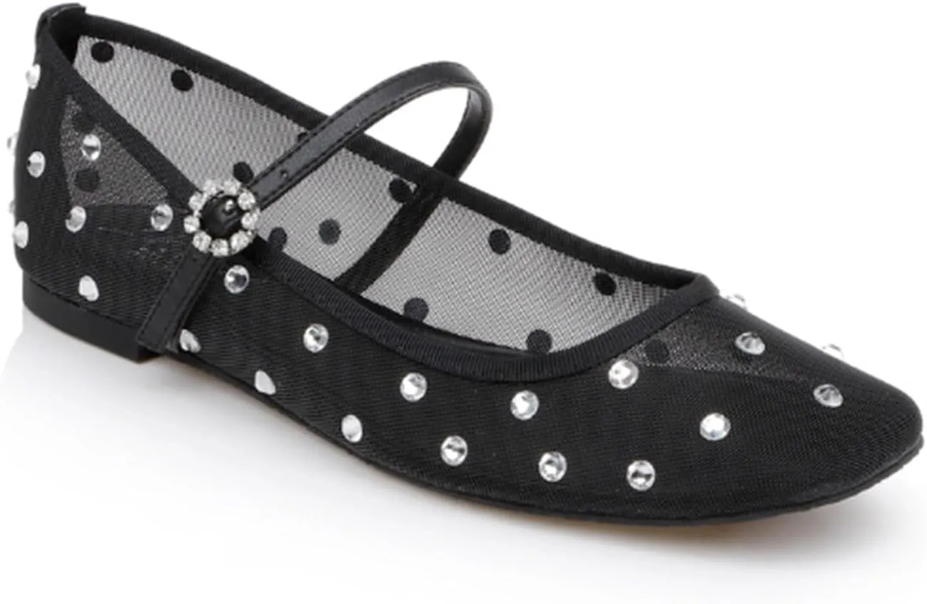 Jewel Badgley Mischka Women's Kaya Ballet Flat