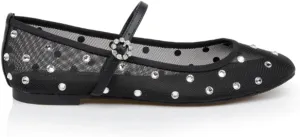 Jewel Badgley Mischka Women's Kaya Ballet Flat