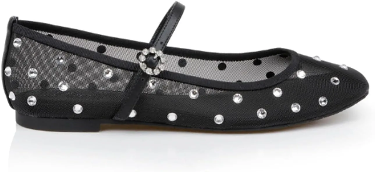 Jewel Badgley Mischka Women's Kaya Ballet Flat