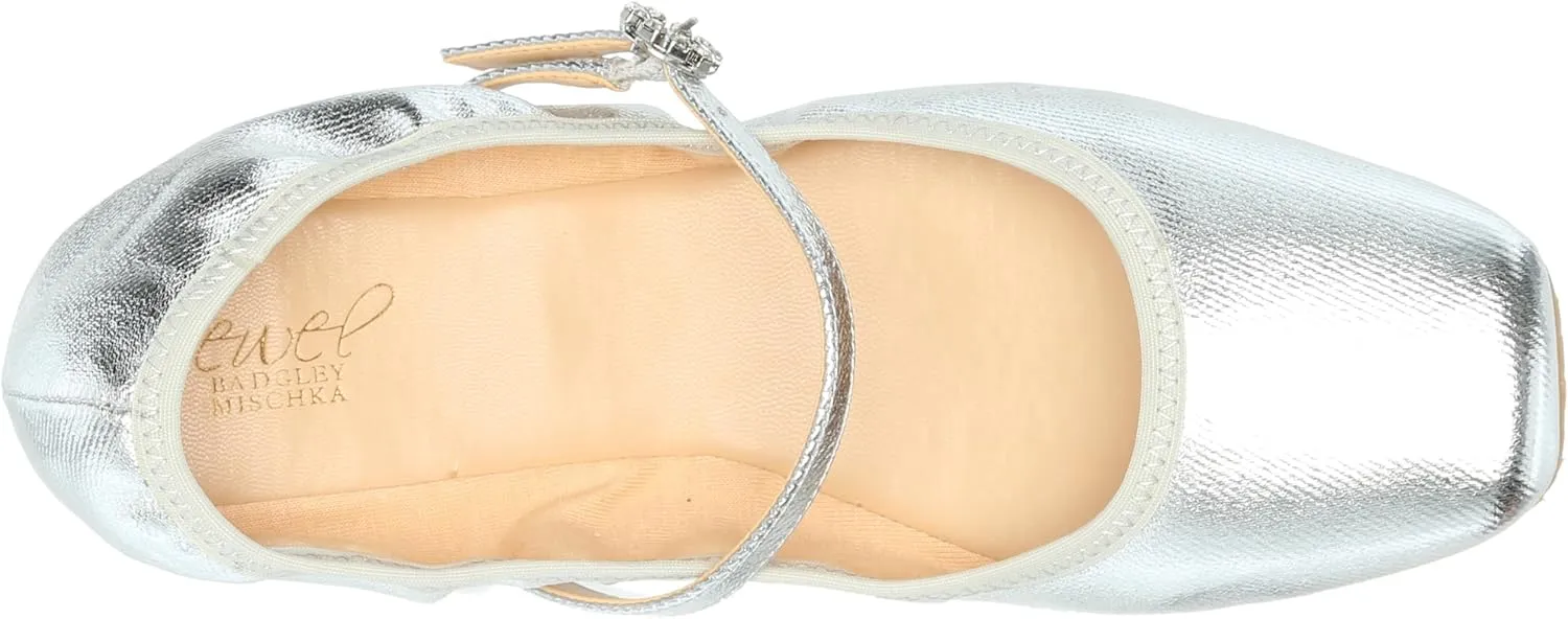 Jewel Badgley Mischka Women's Kaya Ballet Flat