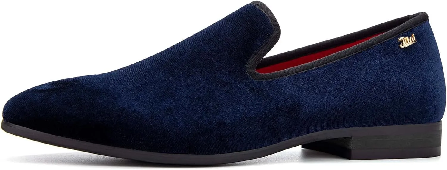 JITAI Men Loafers Slip-On Shoes for Men Fashion Dress Shoes Tuxedo Shoes