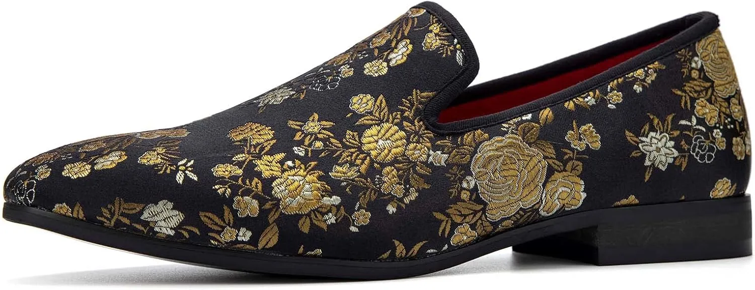 JITAI Men Loafers Slip-On Shoes for Men Fashion Dress Shoes Tuxedo Shoes