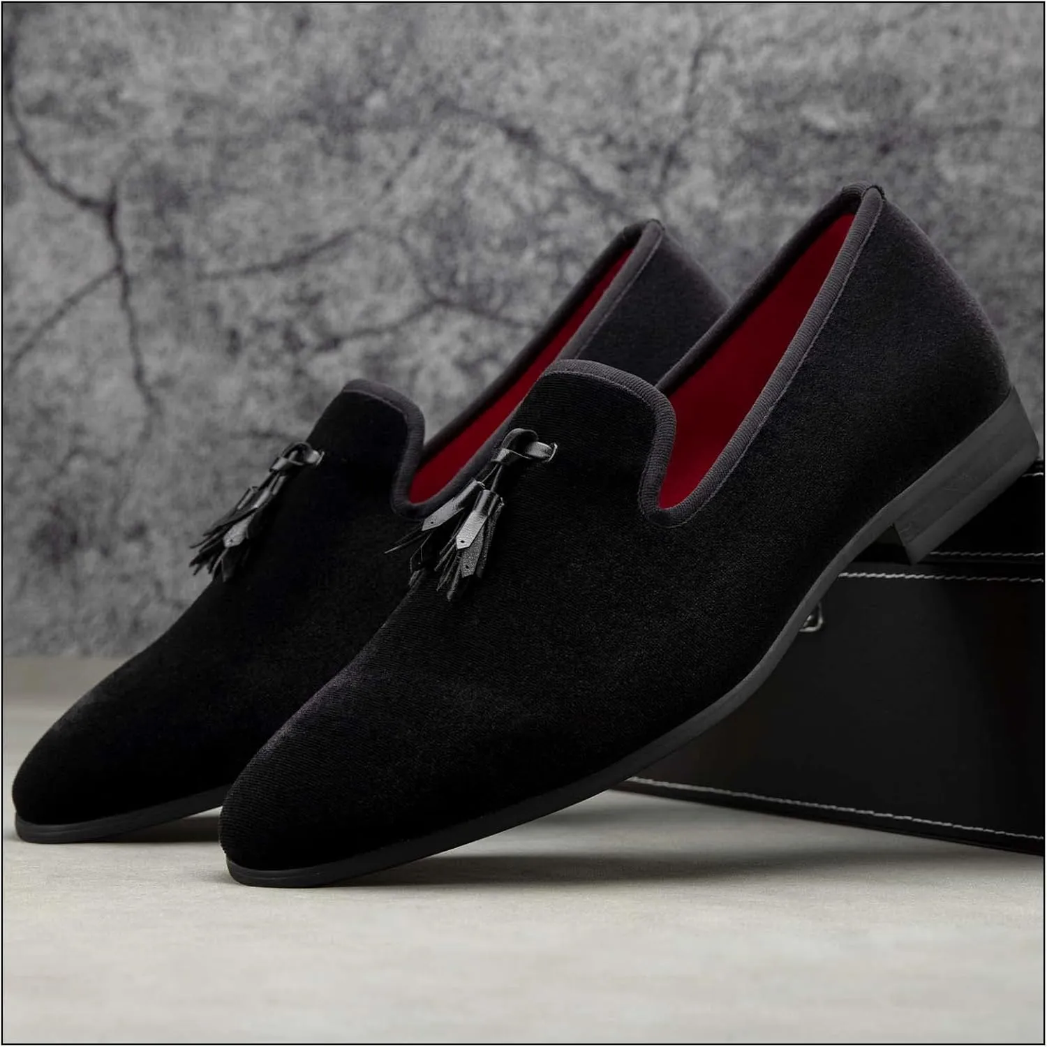JITAI Men's Fashion Loafers Wedding Shoes Loafers for Men Party Shoes