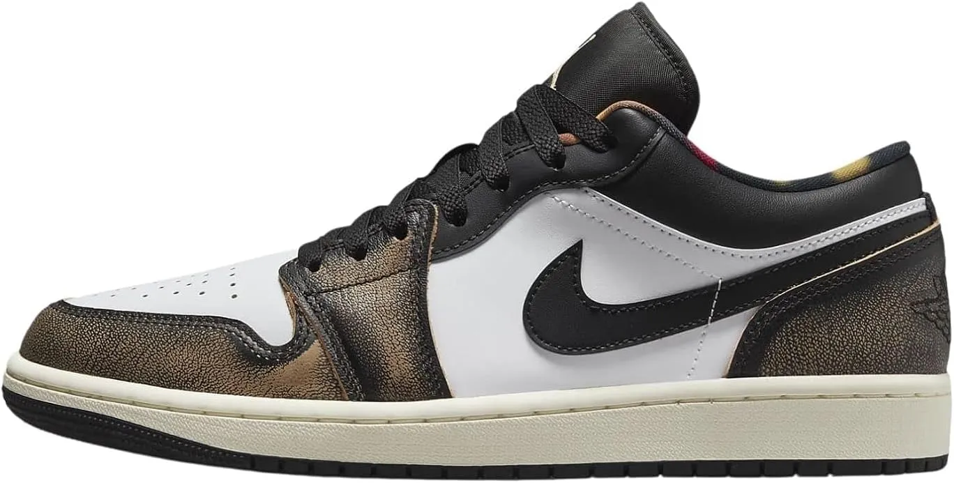 Jordan mens Air 1 Low SE Shoes, Black/White Onyx-white-sail, 11