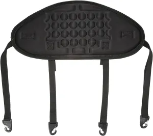 Kayak Backrest ​1pc Adjustable Kayaking Canoeing Sit On Top Kayak Seat Back Rest Seat Backrest Support Back Pad Band Antiskid Cushiony Black