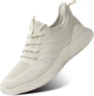 KEEZMZ Womens Ladies Walking Running Shoes Slip On Lightweight Casual Tennis Sneakers Clothes Shoes