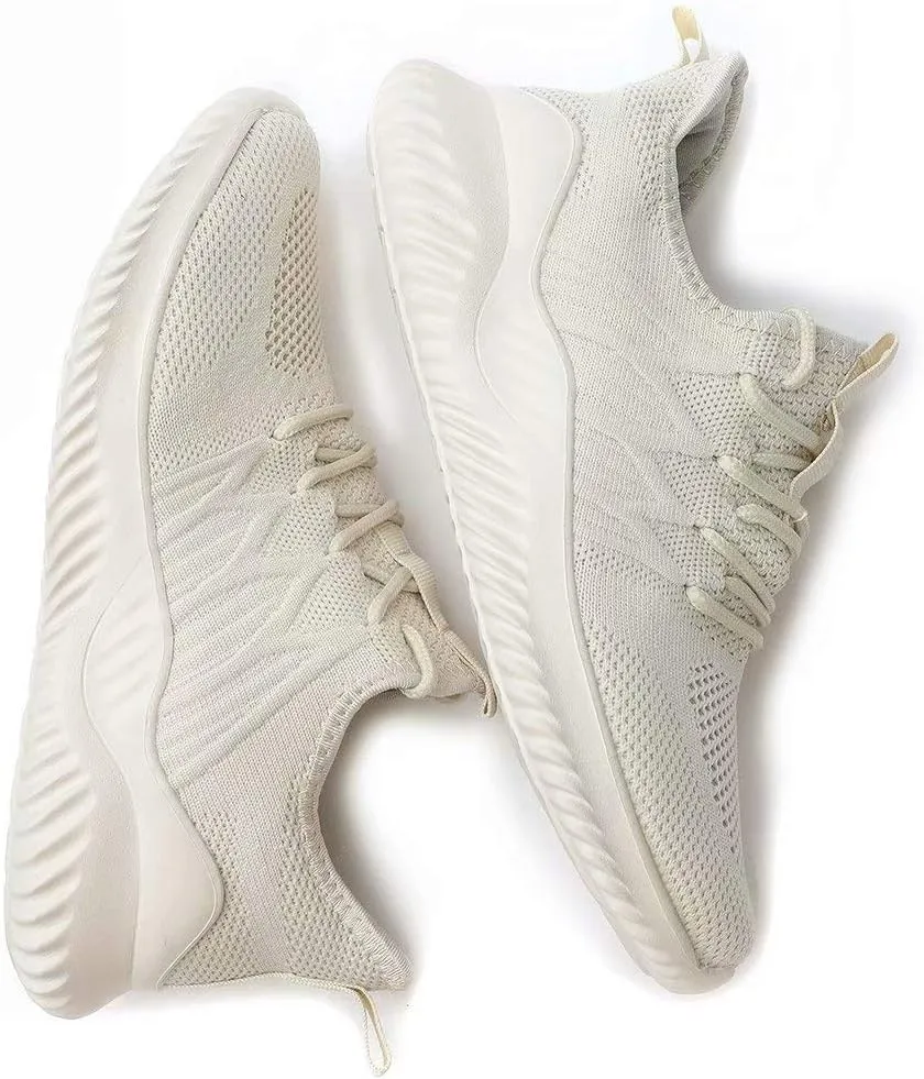 KEEZMZ Womens Ladies Walking Running Shoes Slip On Lightweight Casual Tennis Sneakers Clothes Shoes