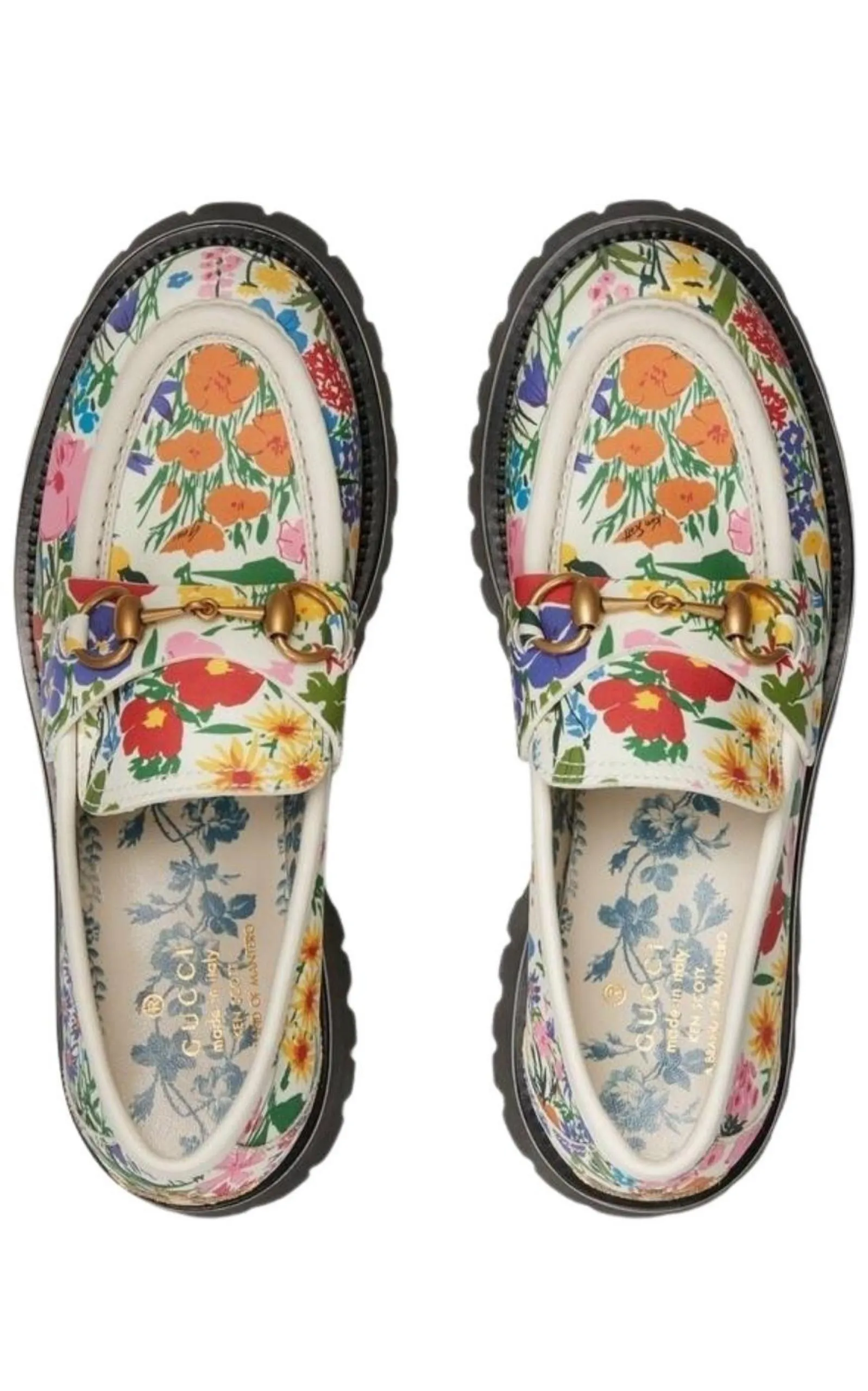 Ken Scott Print Lug Sole Loafers