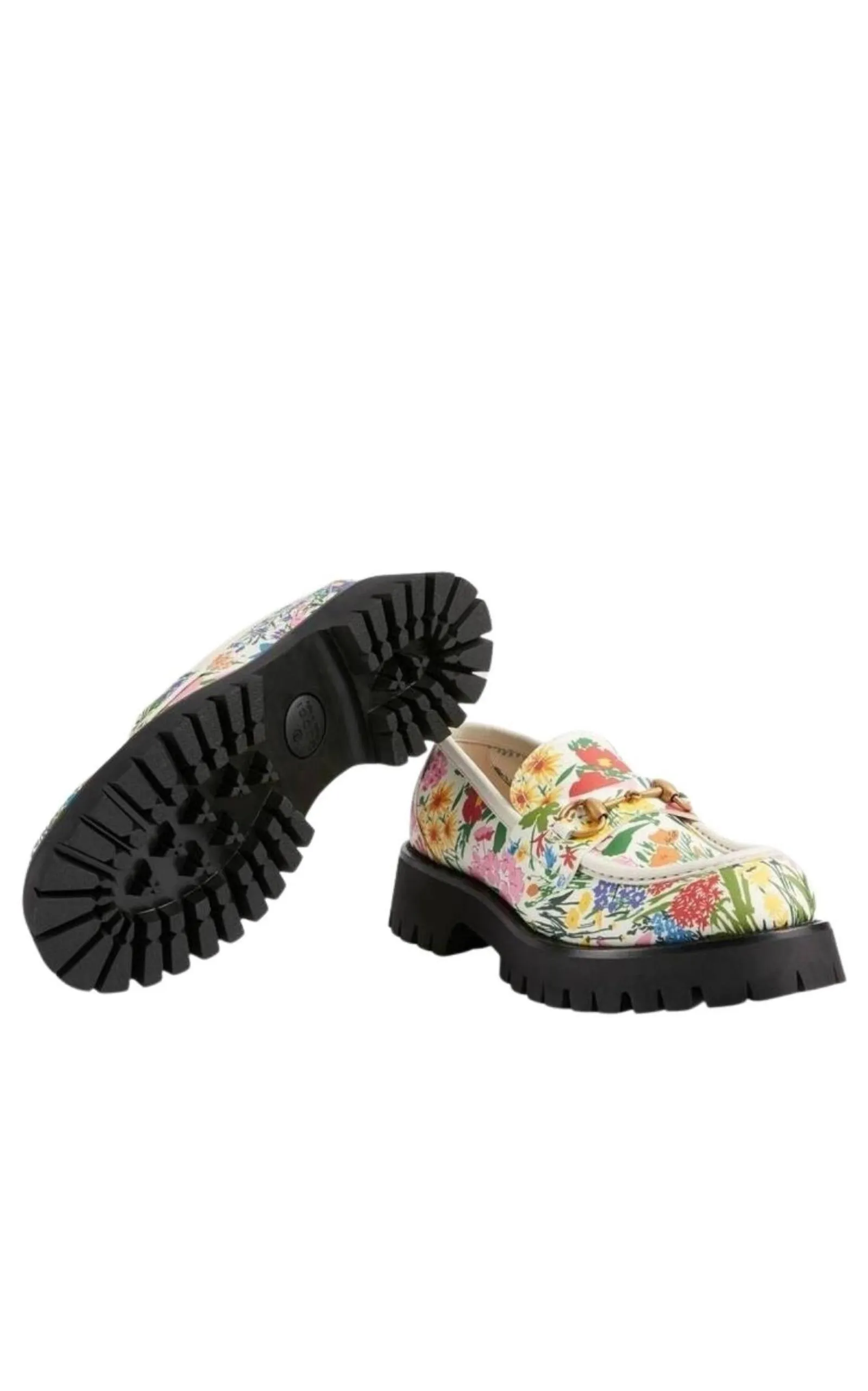 Ken Scott Print Lug Sole Loafers