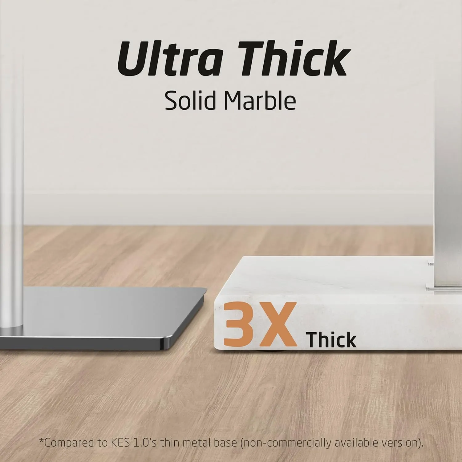 KES Standing Towel Rack Taller Version, 37" H (Equal Height) Bathroom Towel Rack Stand with Marble Base, Free Standing Towel Holder Stand, SUS304 Stainless Steel Brushed Finish, BTH229-2
