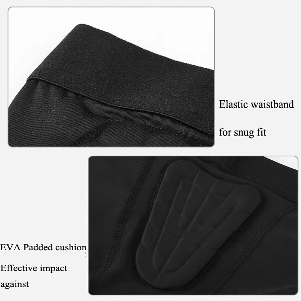 Kids Padded Shorts Protective Underwear Hip Butt Pad Compression Shorts