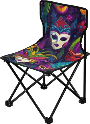 Kigai Folding Camping Chair Heavy Duty Chair Ultralight Compact Portable Beach Chair for Outdoor Camp, Hiking, Travel, Beach, Sporting Event and Picnic, Mardi Gras