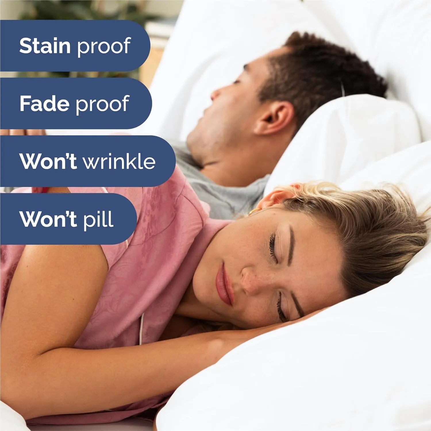 King 6 Piece Sheet Set - Comfy Breathable & Cooling - Ultra Soft Hotel Luxury Bedding Set with 8-16 Inch Deep Pockets - 1 Flat & 1 Fitted Sheet & 4 Pillowcases - Cozy, Wrinkle Free & Easy Care - White