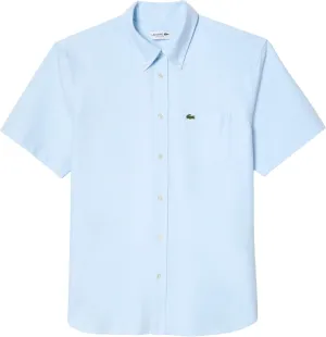 Lacoste Men's Regular Fit Short Sleeved Oxford Shirt