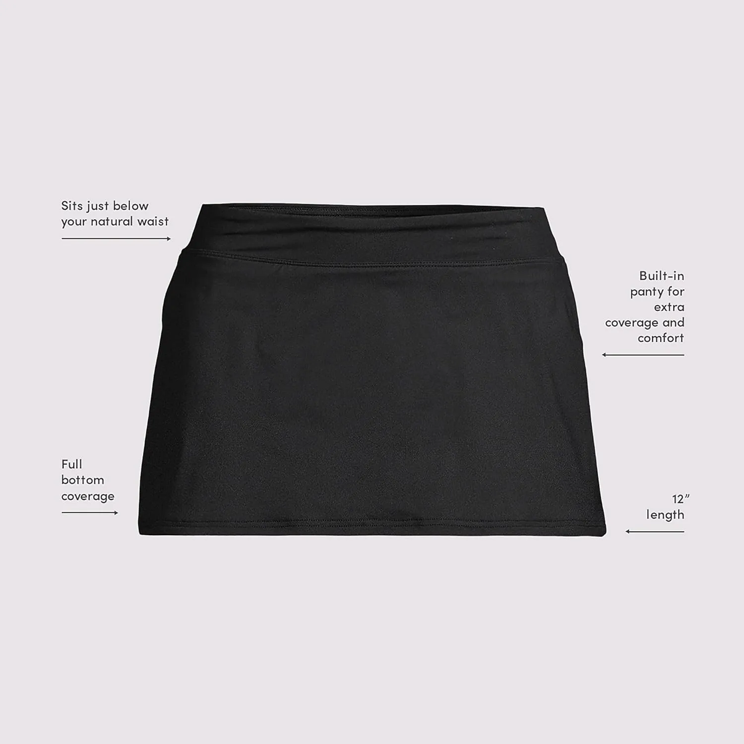 Lands' End Women's Mini Swim Skirt