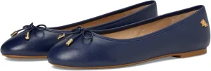 Lauren Ralph Lauren Women's Jayna Nappa Leather Flat Ballet