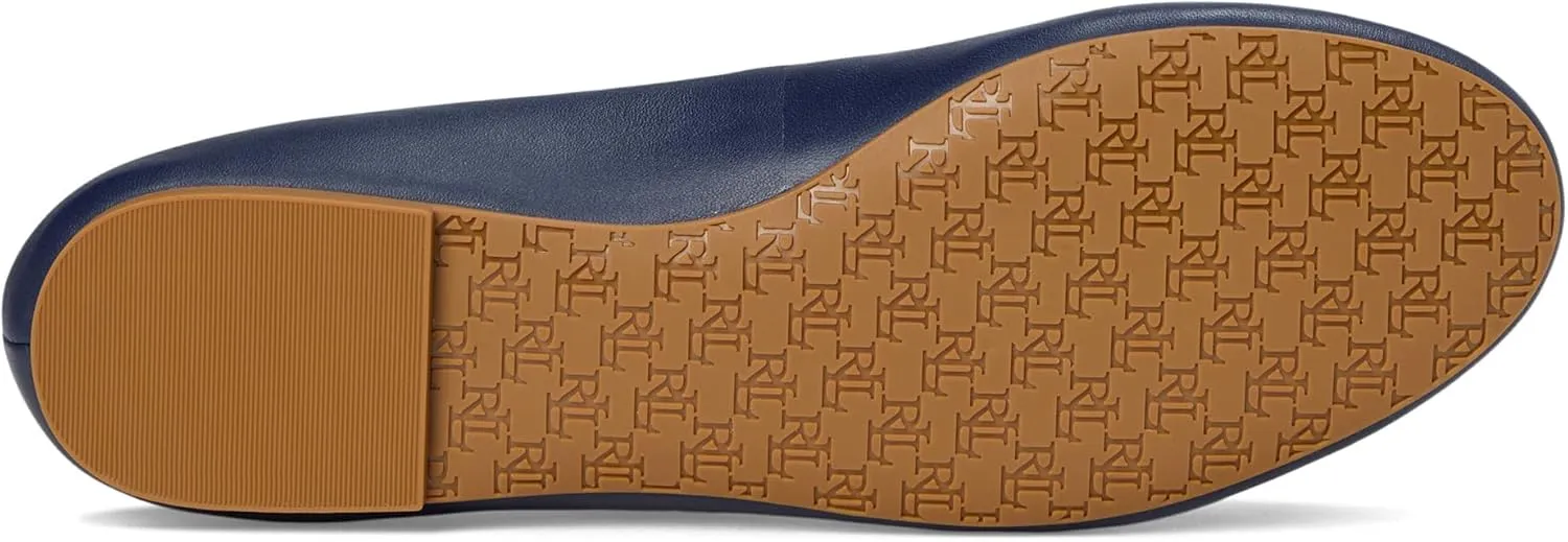 Lauren Ralph Lauren Women's Jayna Nappa Leather Flat Ballet
