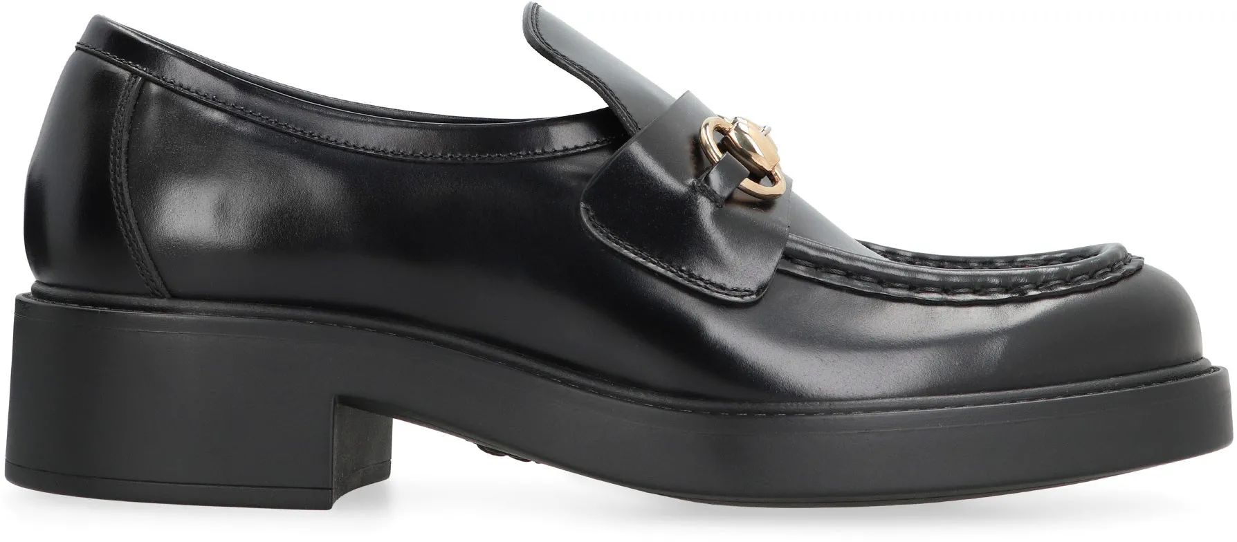 Leather loafers