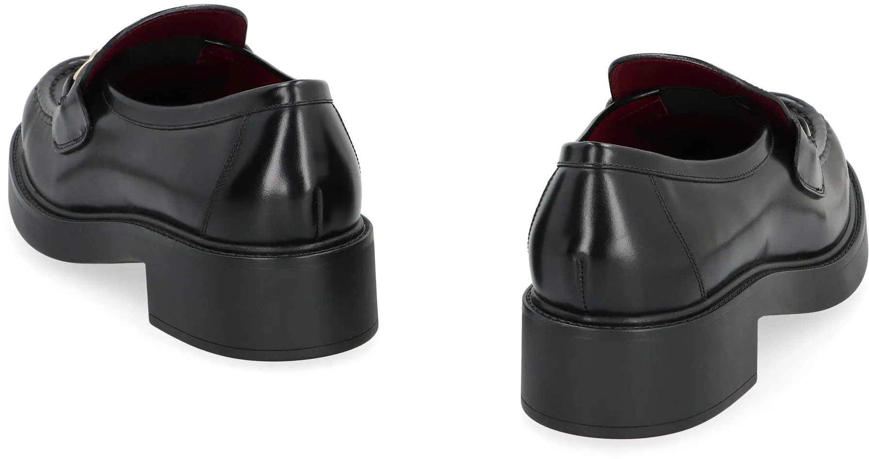 Leather loafers