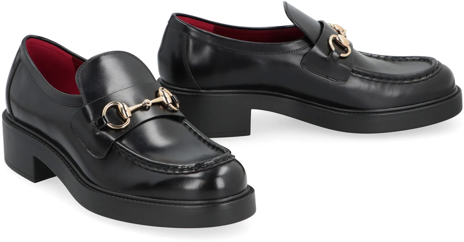 Leather loafers