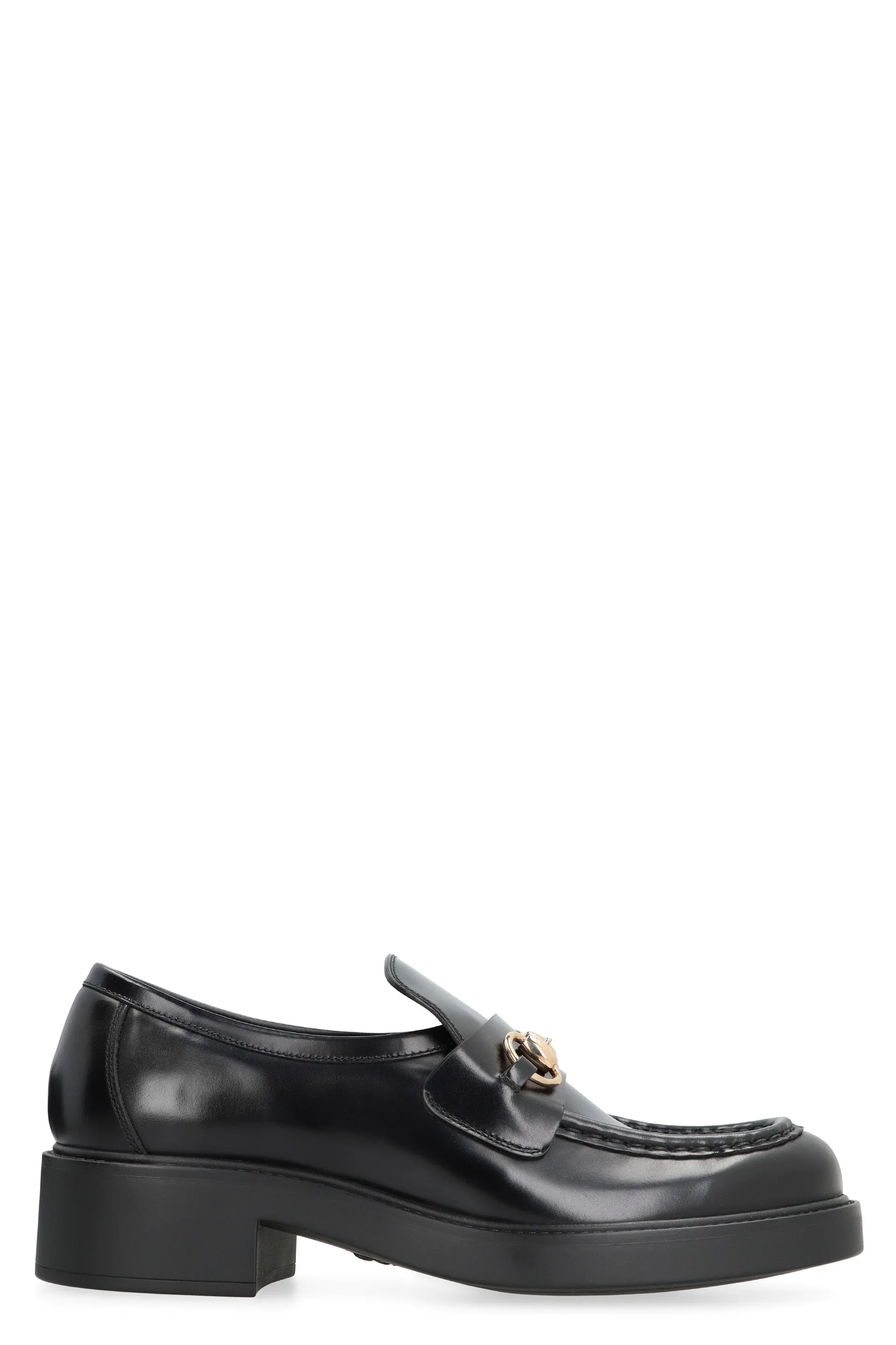 Leather loafers