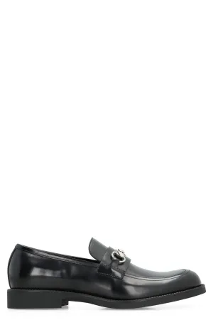Leather loafers