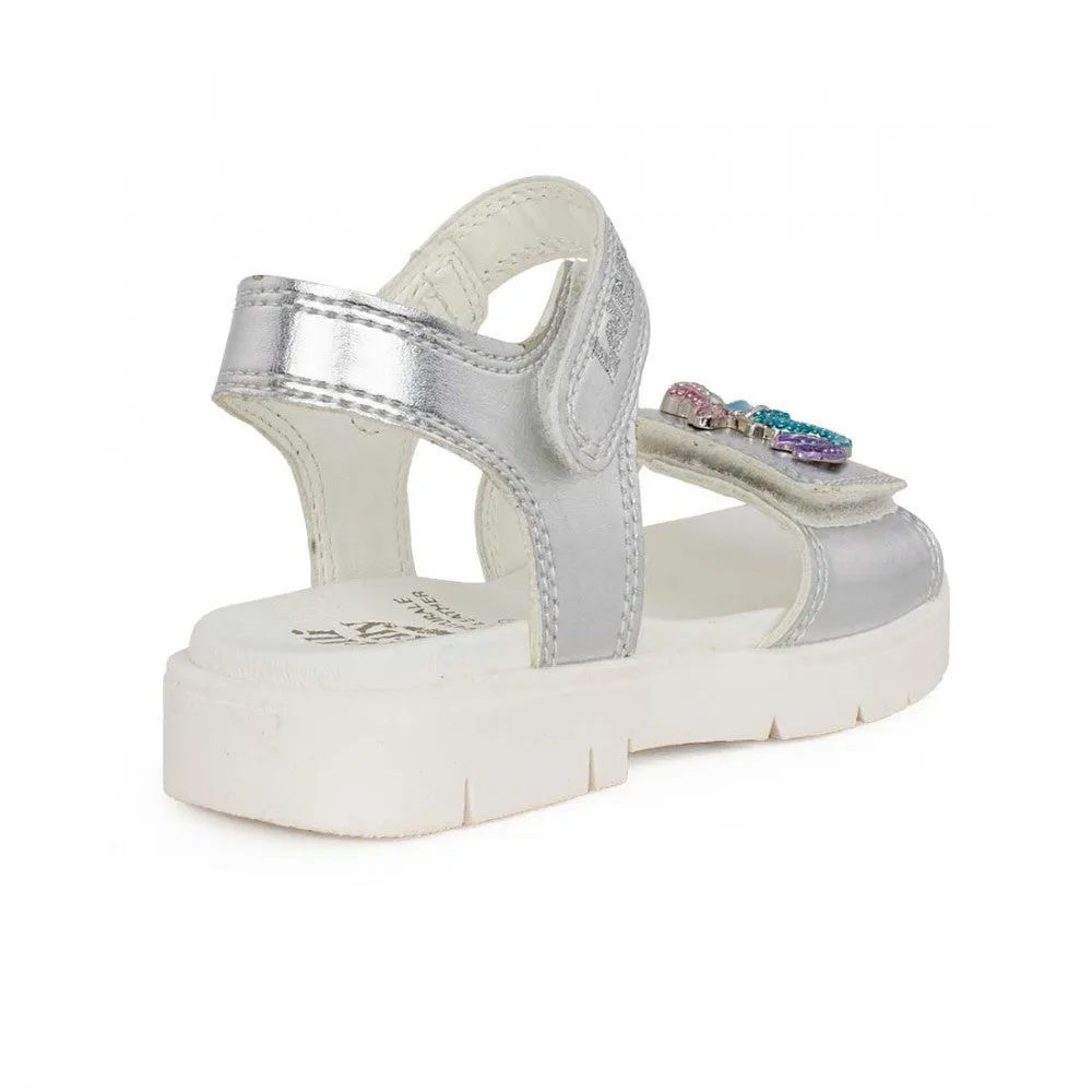 Lelli Kelly LK3572 (HH01) Maribella 1 Silver Metallic Adjustable Sandals